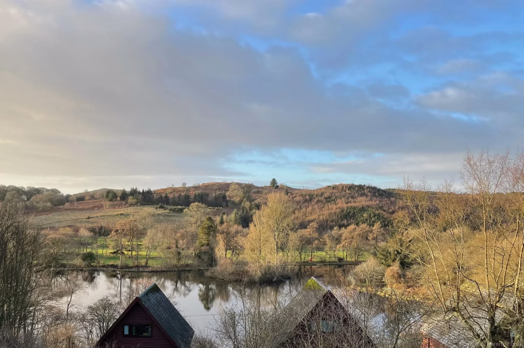 View from the balcony of lodge 22