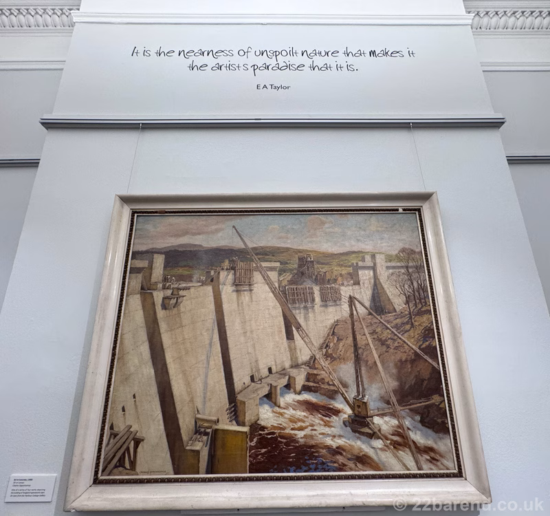 Kirkcudbright Galleries - A quote from E A Taylor on the wall