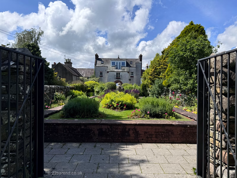 A formal garden in Gatehouse of Fleet