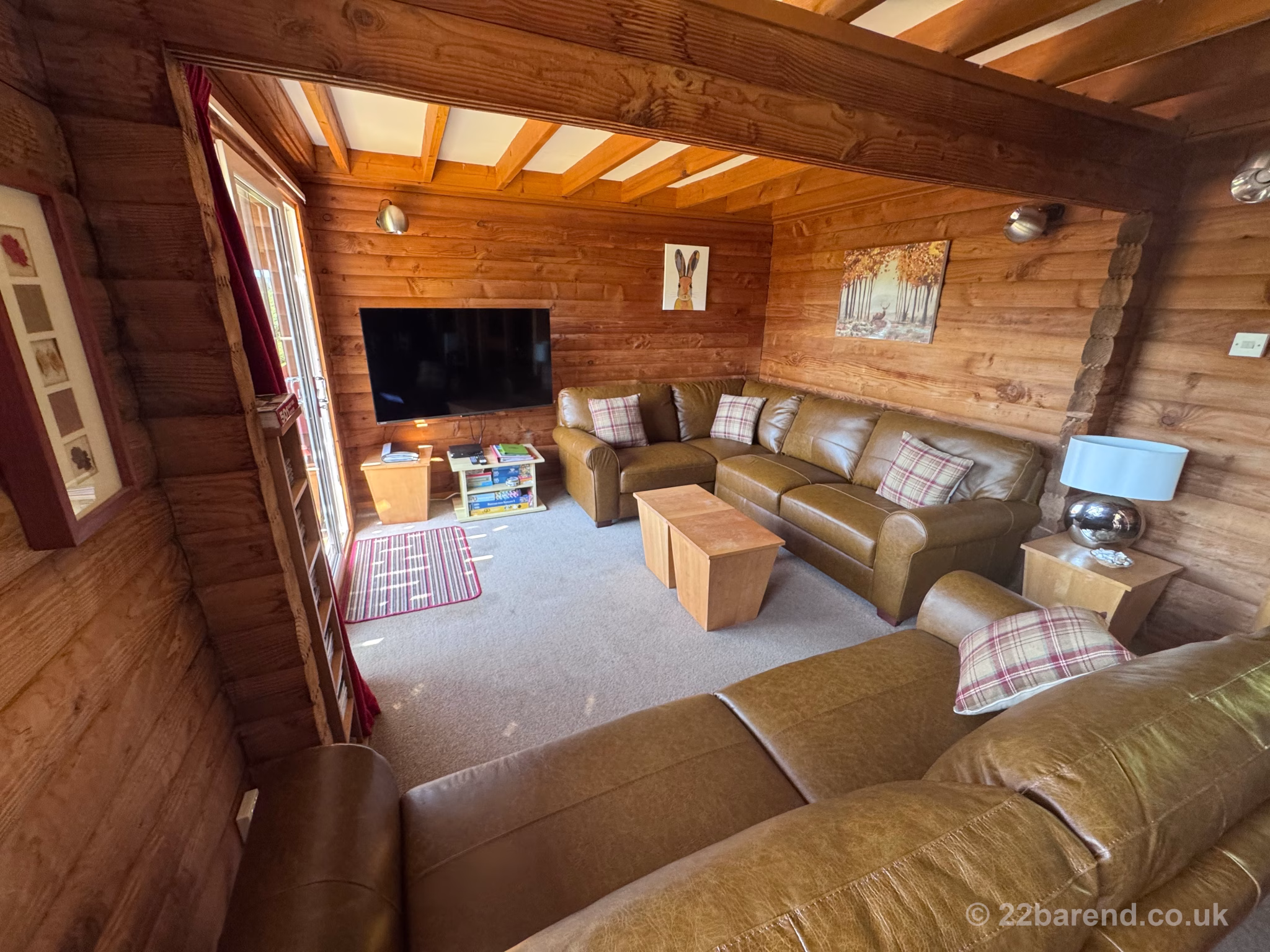 Leather sofas at Serenity 22 Barend